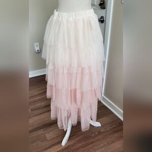Wicked Paul Tazewell Ambre Pink Tulle Skirt: Multiple Sizes Available